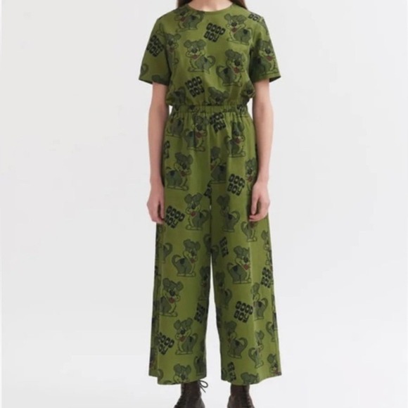Lazy Oaf Pants - Lazy Oaf Good Boy Jumpsuit green size 6 NWOT‎